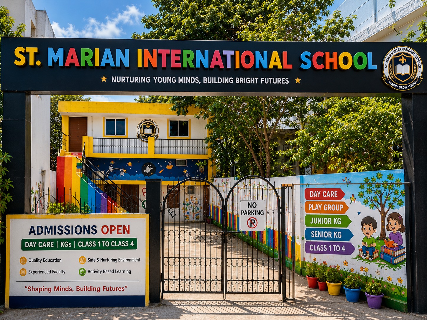 At St. Marian International School bilaspur